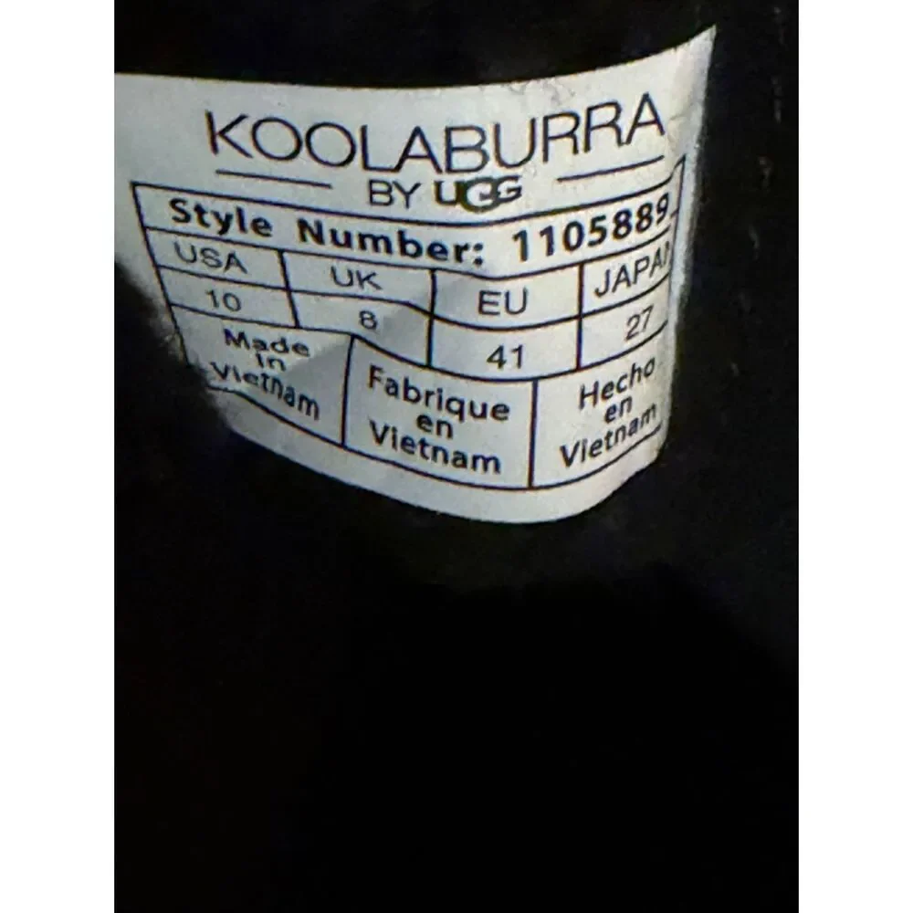 KOOLABURRA TYNLEE WOMEN TALL BOOTS BLACK US 10